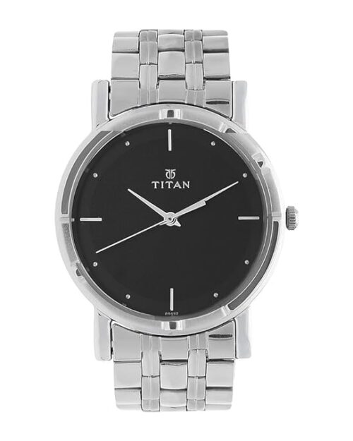 Titan Karishma Analog Black Dial Men's Watch NM1639SM02/NN1639SM02