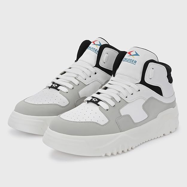 Cruiser Mens Sneakers | Casual Shoes | Experience Comfort & Style with Soft Cushioned Insole | Trendy Lace-Up Design Sneaker 2563