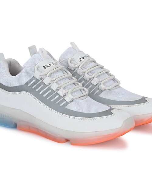Shoe Island® Grey Lightweight Running Boys Men Casual Sports Shoes Sneakers for Men (OG3045)