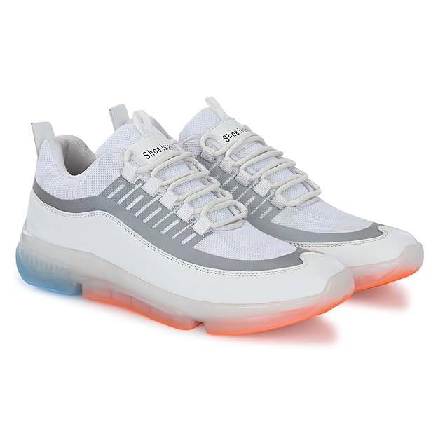 Shoe Island® Grey Lightweight Running Boys Men Casual Sports Shoes Sneakers for Men (OG3045)