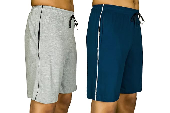 0-DEGREE Men's Regular Fit Shorts with Zip Pocket