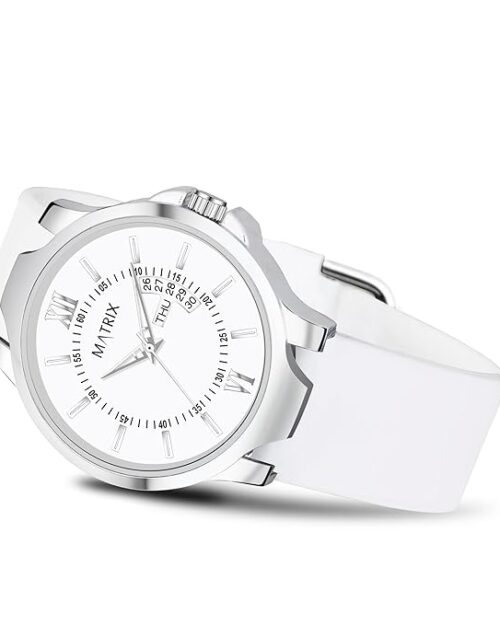 Matrix Antique 2.0 Day & Date Softest Silicone Strap Analog Watch for Men & Boys