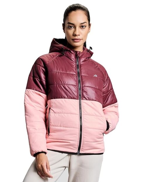 Boldfit Puffer Jacket For Women Winter Wear Jacket For Women Hooded Winter Women Jackets Full Sleeve Jackets For Women Insulated Winter Jacket For Women Monsoon Winter Wear For Women Stylish Jacket