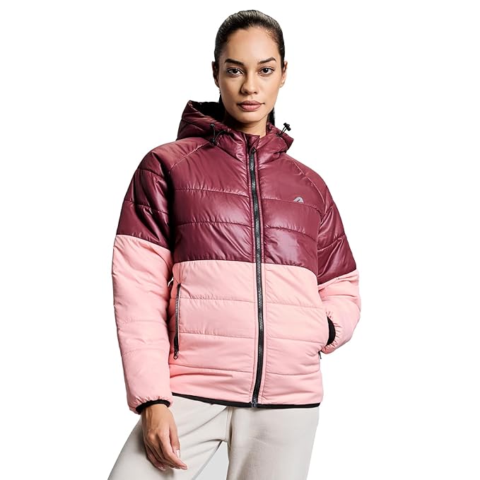 Boldfit Puffer Jacket For Women Winter Wear Jacket For Women Hooded Winter Women Jackets Full Sleeve Jackets For Women Insulated Winter Jacket For Women Monsoon Winter Wear For Women Stylish Jacket