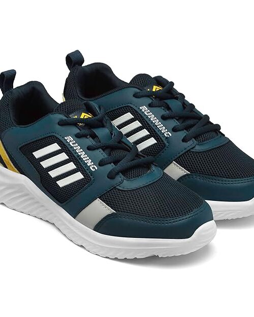 ASIAN Boy's VAYU-04 Sport Running & Walking Shoes with Lightweight mesh Upper Eva Sole Casual Lace-Up Shoes for Kid's & Boy's
