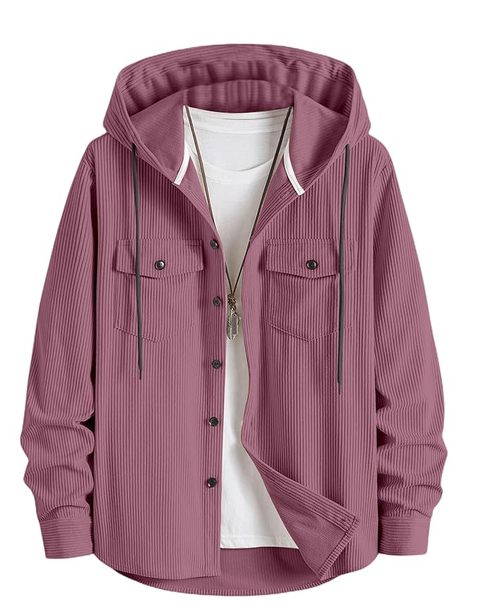 IndoPrimo Casual Shirt for Men || Shirt for Men || Men Stylish Shirt || Hoodie Shirt Men || Corduroy Shirt Men