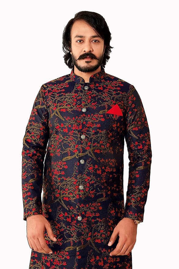 N.B.F Fashion Mens Ethnic Wear Kurta Pajama Sherwani Set