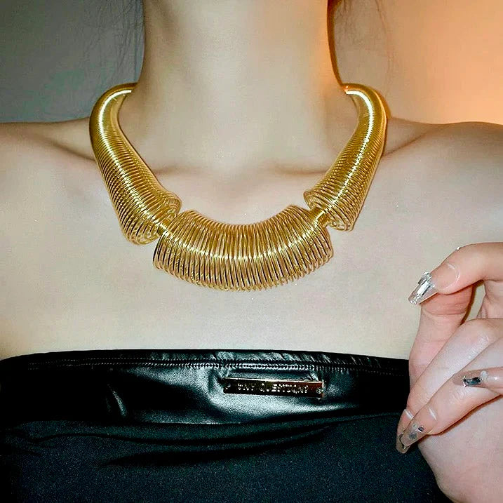 Nayab 18K Gold Plated Anti-Tarnish Statement Necklace✨