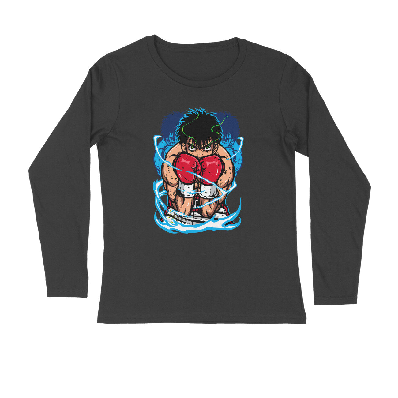 Men Ippo makunou graphic printed full sleeve T-Shirt - Image 5