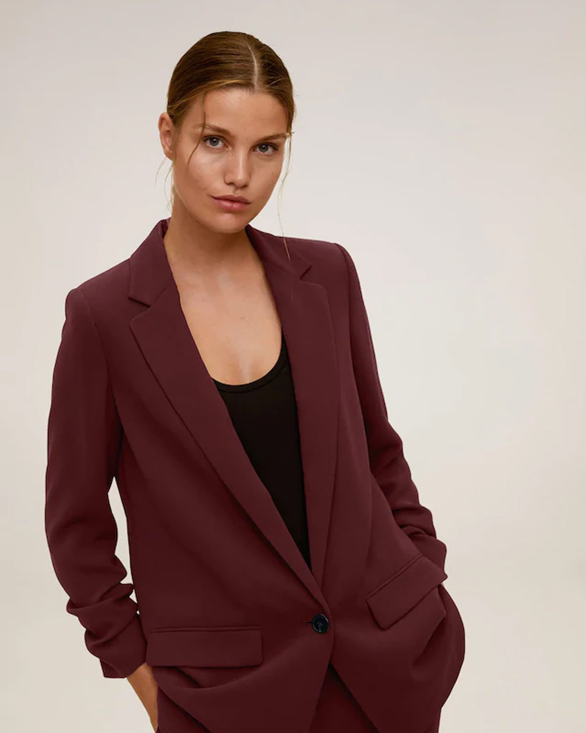 Flap pockets blazer
