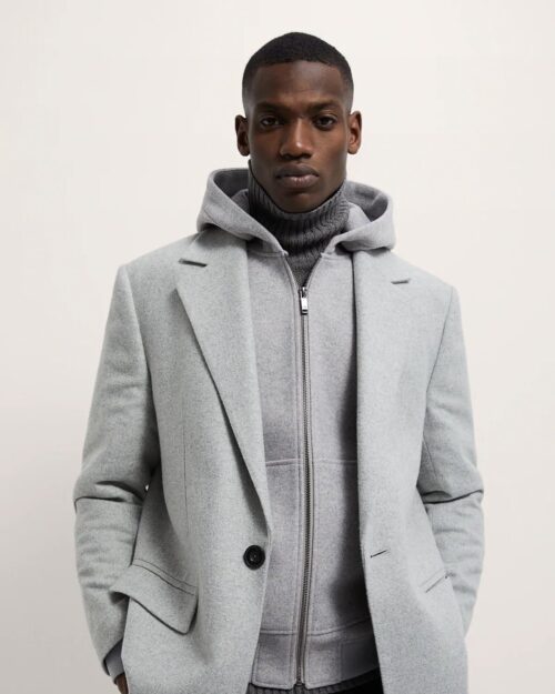 Comfort Fit Wool Blend Blazer